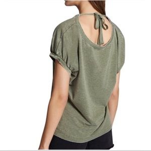 Sanctuary Army Green Open Back Tee